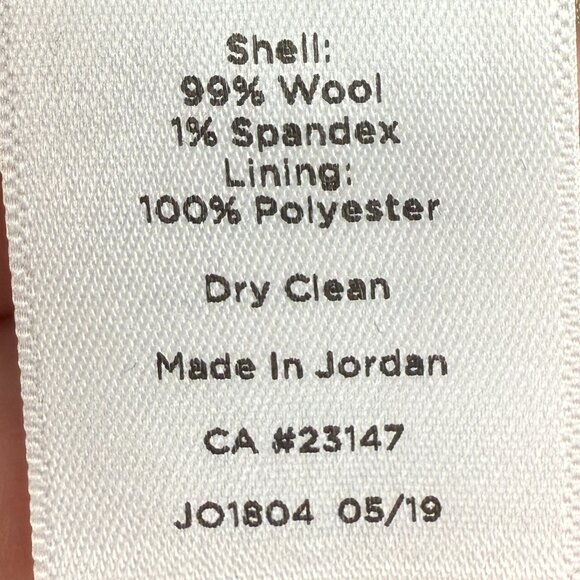 EUC Women's TALBOTS Hampshire Ankle Lined Wool Jute Multi‎ Plaid Pants | Size 12 - Picture 13 of 14